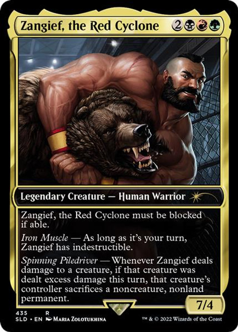 Zangief, the Red Cyclone (Secret Lair foil - Street Fighter) | Secret Lair Drops