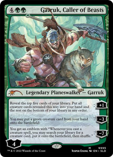 Garruk, Caller of Beasts (Secret Lair foil - Finally! Left-Handed Magic Cards) | Secret Lair Drops
