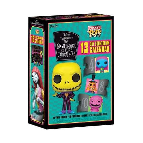 Pocket POP! The Nightmare Before Christmas 13 Day Countdown Calendar (Black Light)