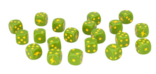 World War III: Team Yankee - Australian Dice Set