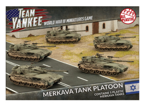 World War III: Team Yankee - Merkava Tank Platoon (x5 Plastic)