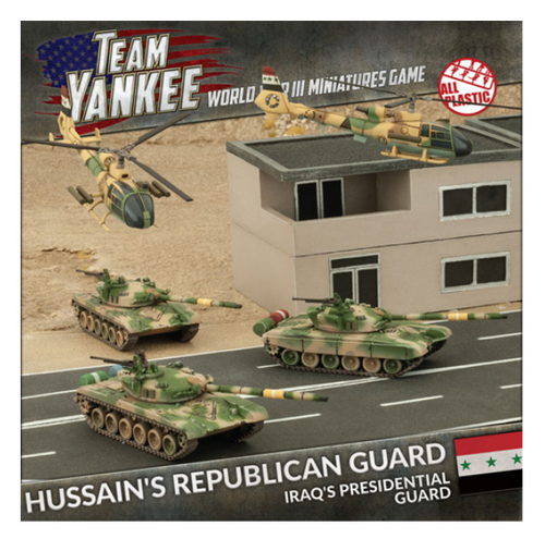 World War III: Team Yankee - Hussein's Republican Guard (x3 T-72's x 2x Gazelle's Plastic)