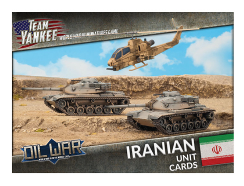 World War III: Team Yankee - Iranian Unit Cards (x41 cards)