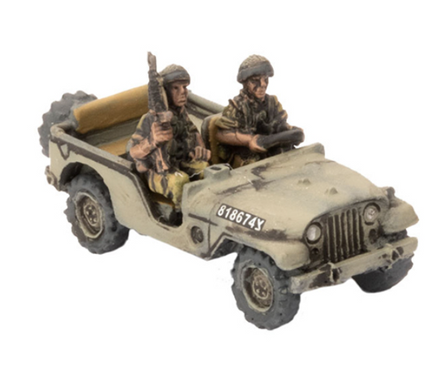 World War III: Team Yankee - Recce Jeep Platoon (x3 Jeeps)