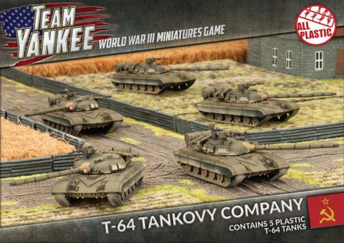 World War III: Team Yankee - T-64 Tankovy Company (Plastic)