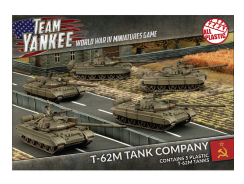 World War III: Team Yankee - T-62 Tank Company (x5 Plastic)