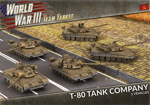 World War III: Team Yankee - T-80 Tank Company (x5 Plastic)
