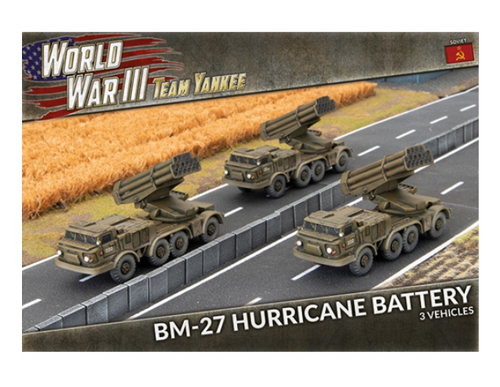 World War III: Team Yankee - BM-27 Rocket Launcher Battery (x3)
