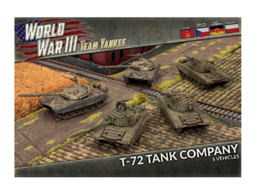 World War III: Team Yankee - T-72B Tank Company (x5 Plastic)