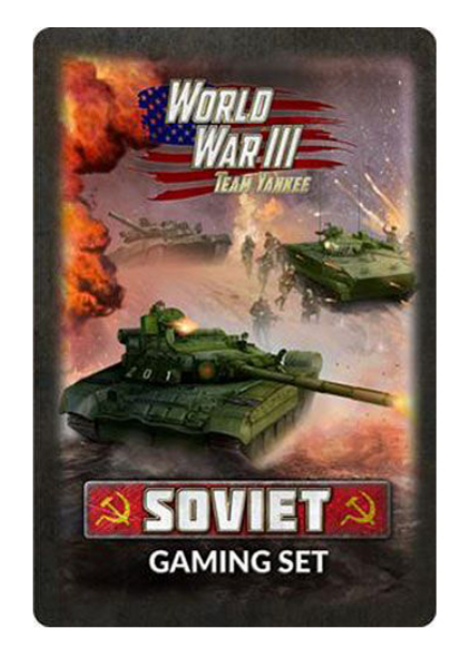 World War III: Team Yankee - Soviet Tin (x20 Tokens, x2 Objectives, x16 Dice)