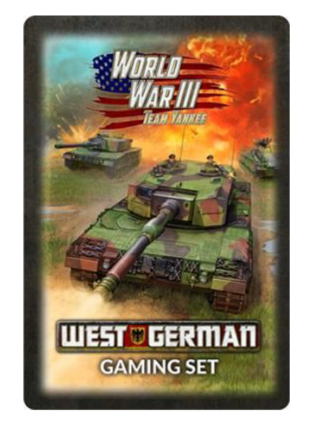 World War III: Team Yankee - West German Tin (x20 Tokens, x2 Objectives, x16 Dice)