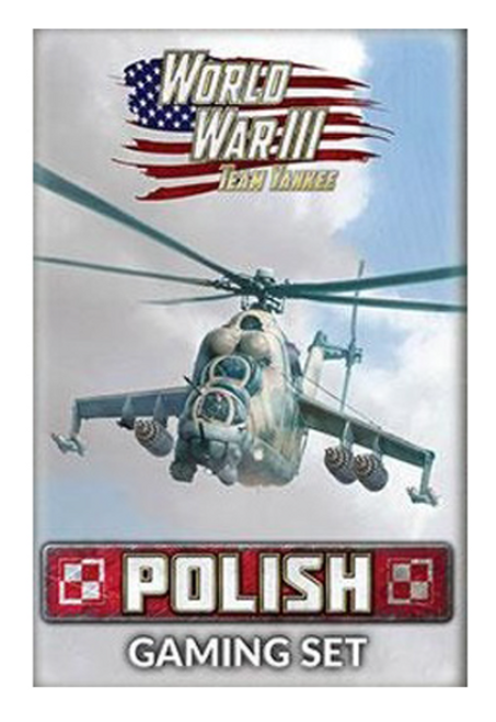 World War III: Team Yankee - Polish Gaming Set (x20 Tokensx2 Objectivesx16 Dice)