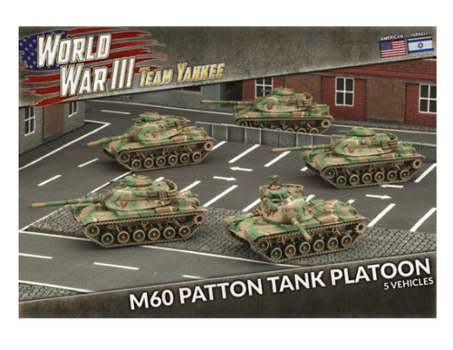World War III: Team Yankee - M60 Patton Tank Platoon (Plastic)