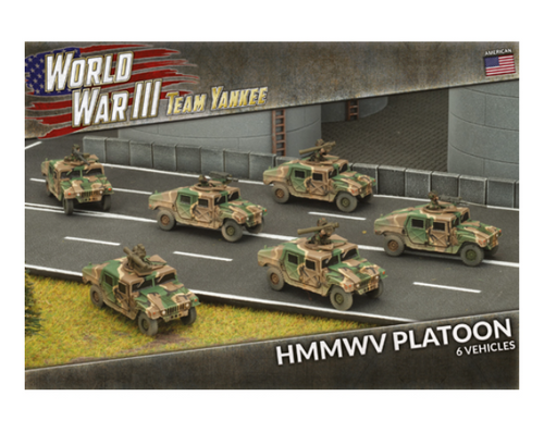World War III: Team Yankee - HMMWV Platoon (Plastic)