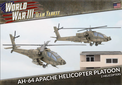 World War III: Team Yankee - AH-64 Apache Helicopter Platoon (x2 Plastic)