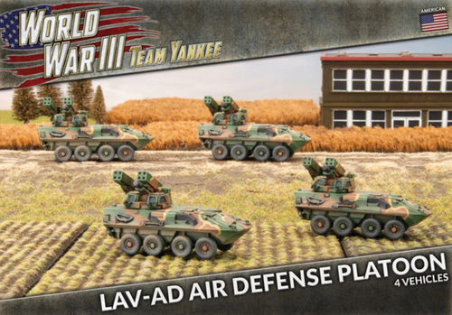 World War III: Team Yankee - LAV-AD Air Defense Platoon (x4 Plastic)