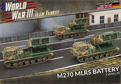 World War III: Team Yankee - M270 MLRS Rocket Launcher Battery (x3 Plastic)