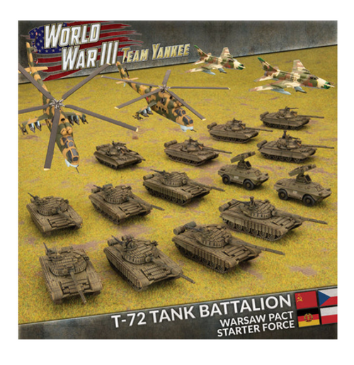 World War III: Team Yankee - Warsaw Pact Starter Force - T-72M Tank Battalion