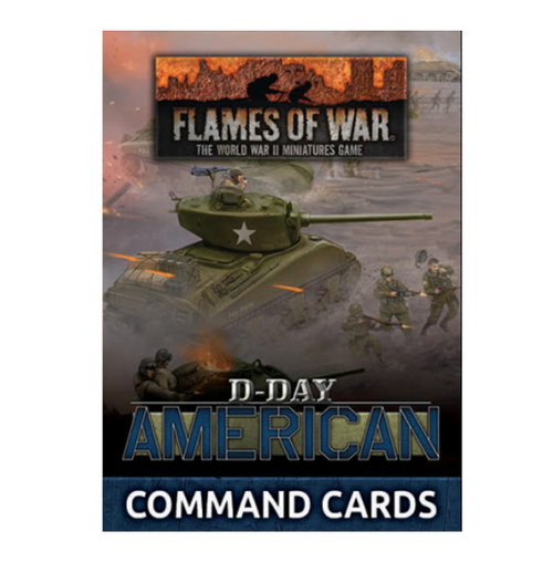 Flames of War - D-Day: American Command Cards (x50 cards)