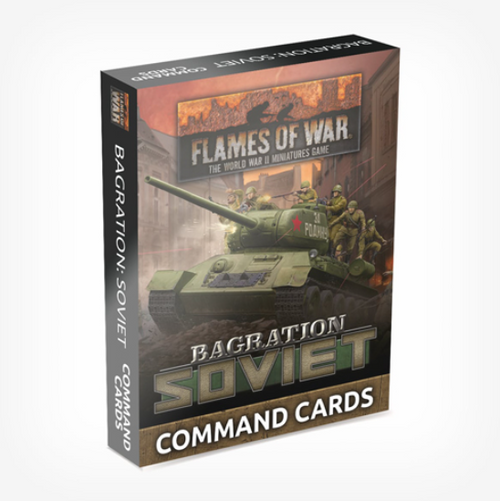 Flames of War - Bagration: Soviet Command Cards (42x Cards)