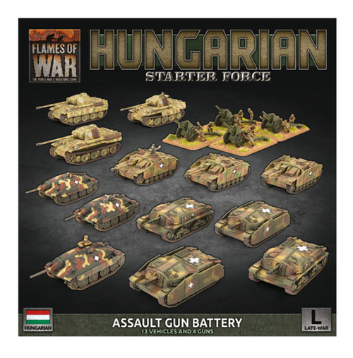 Flames of War - Hungarian Starter Force: Zrinyi Assault Gun Battery (Plastic)