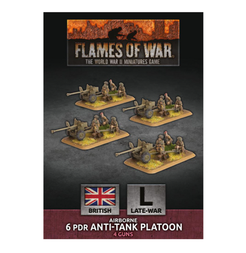Flames of War - 6 pdr Anti-Tank Platoon (x4 Plastic)