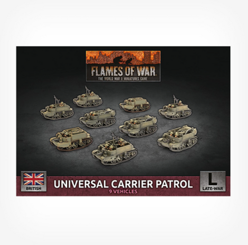 Flames of War - Universal Carrier Patrol (x9 Plastic)