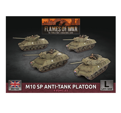 Flames of War - M10 SP Anti-Tank Troop (x4 Plastic)