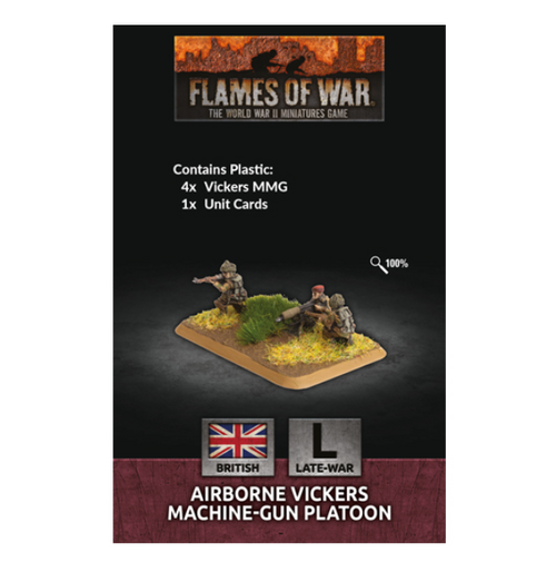 Flames of War - Airborne MMG Platoon (x4 Plastic)