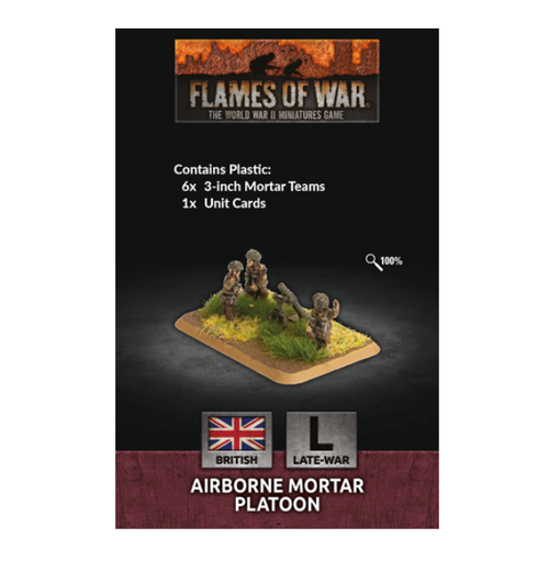 Flames of War - Airborne Mortar Platoon (x6 Plastic)