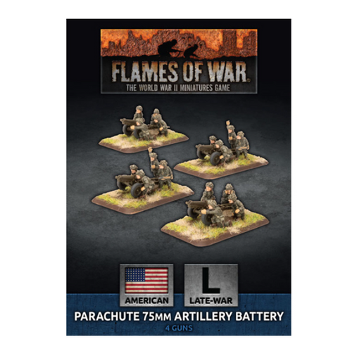 Flames of War - Parachute 75mm Artillery Battery  (x4 Plastic)