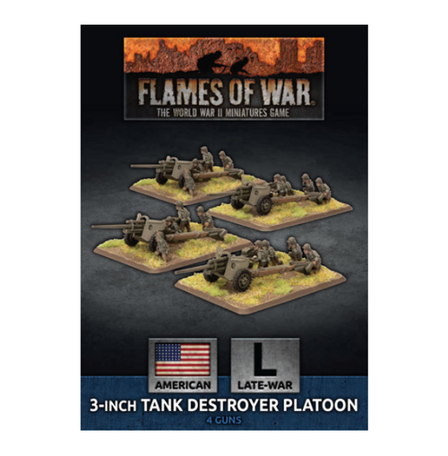 Flames of War - 3 inch Towed Tank Destroyer Platoon (x4)