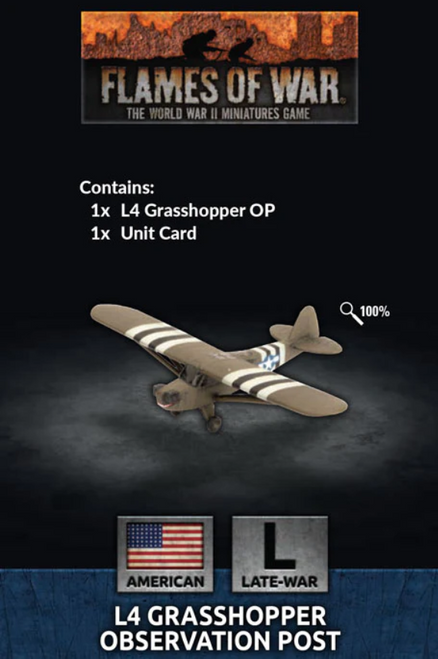 Flames of War - L4 Grasshopper Observation Post (x1)