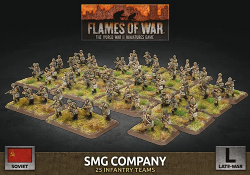Flames of War - SMG Company (x98 Figs Plastic)