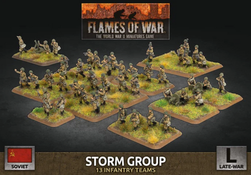 Flames of War - Storm Group (x50 Figs Plastic)