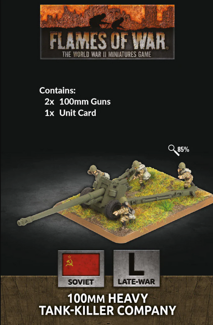 Flames of War - 100mm Heavy Tank-Killer Company (x2)