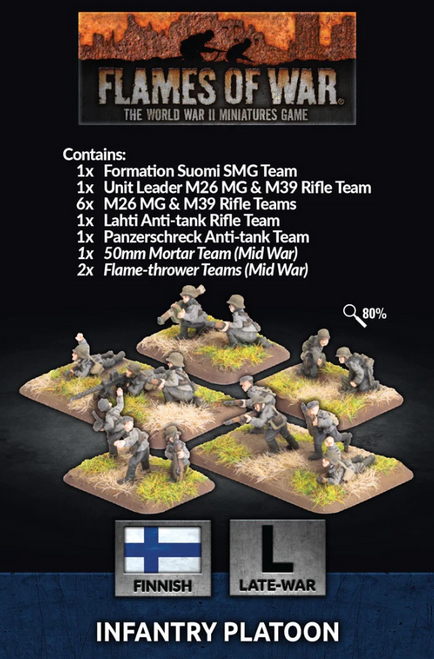 Flames of War - Infantry Platoon (x46 Figs)