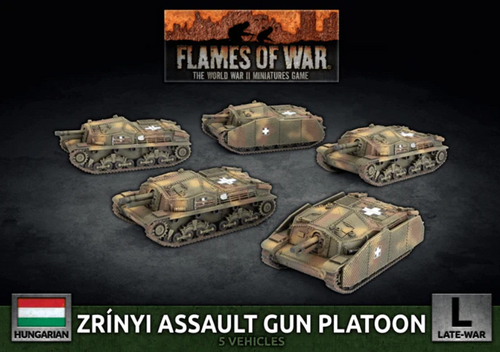 Flames of War - Zrinyi Assault Gun (x5 Plastic)