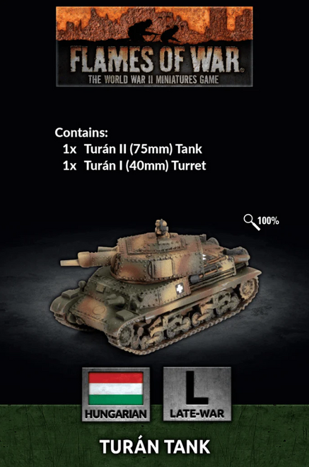 Flames of War - Turan tank (x1)