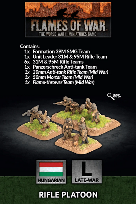 Flames of War - Rifle Platoon (x41 figs)
