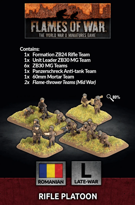 Flames of War - Rifle Platoon (x50)