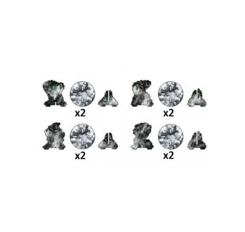 Flames of War - Smoke Bombardment Markers