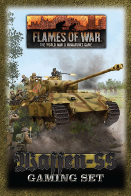 Flames of War - Waffen-SS Tin (x20 Tokens, x2 Objectives, x16 Dice)