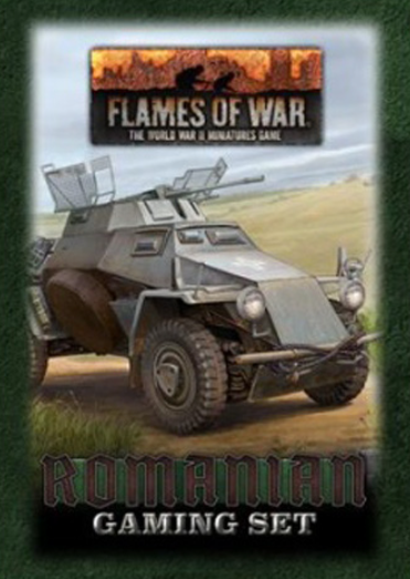 Flames of War - Romanian Gaming Set (x20 Tokens, x2 Objectives, x16 Dice)