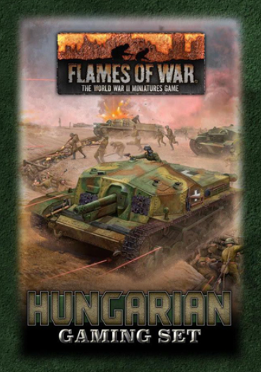 Flames of War - Hungarian Gaming Set (x20 Tokens, x2 Objectives, x16 Dice)