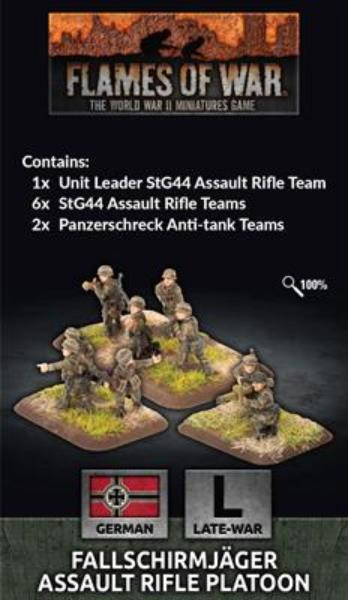 Flames of War - Bulge: Fallschirmjager Assault Rifle Platoon