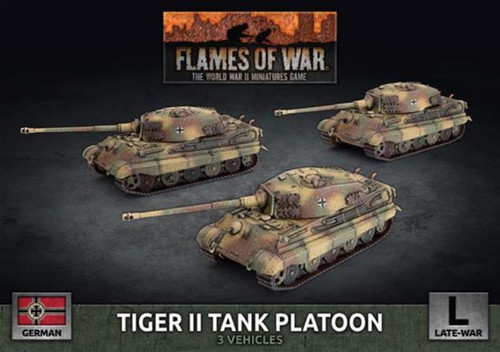 Flames of War - Bulge: Tiger II (8.8cm) Tank Platoon