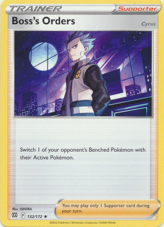 Brilliant Stars 132/172 Boss's Orders [Cyrus] (Non-Holo)