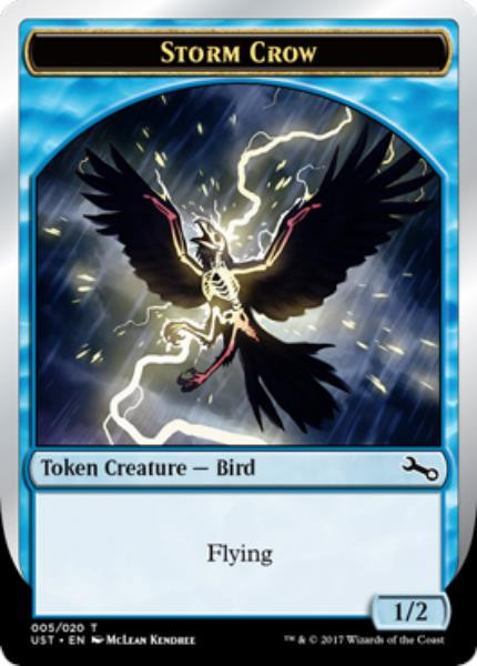 Unstable Storm Crow Token (foil)