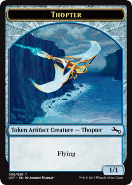 Unstable Thopter Token (Double-Faced) (foil)